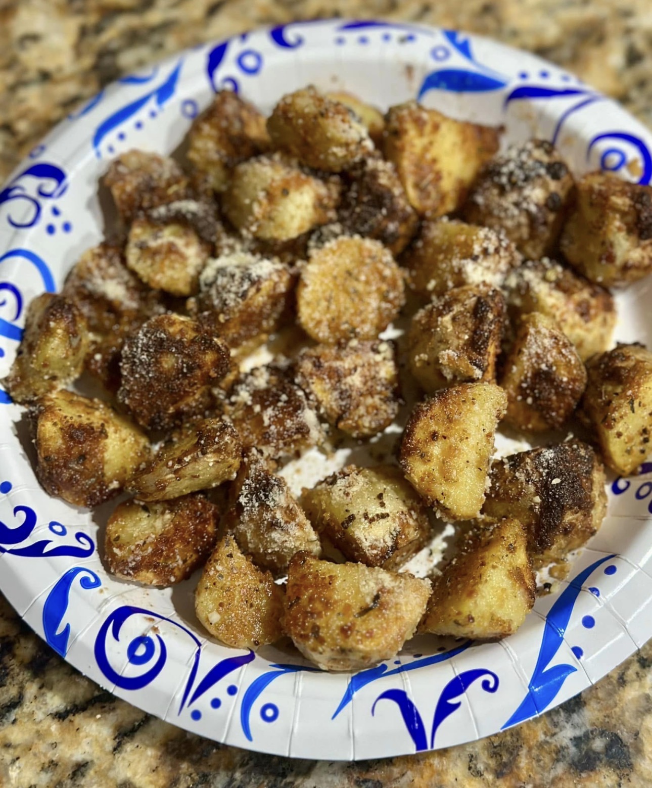 Air Fryer Parmesan Roasted Potatoes